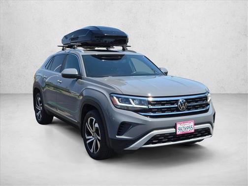 Pure Gray [Gray] 2023 Volkswagen Atlas Cross Sport 3.6L V6 SEL