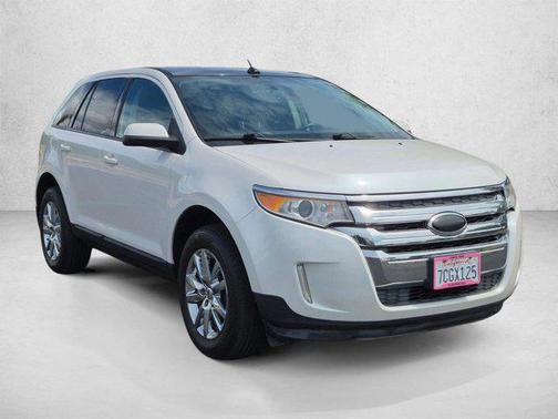 White Platinum Tri-Coat Metallic 2013 Ford Edge SEL