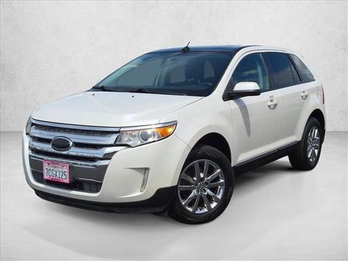 White Platinum Tri-Coat Metallic 2013 Ford Edge SEL