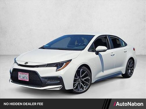White 2022 Toyota Corolla SE