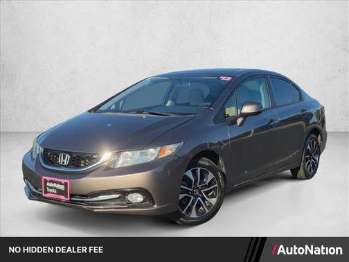 Tan/Brown 2013 Honda Civic EX-L