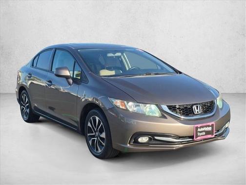 Tan/Brown 2013 Honda Civic EX-L