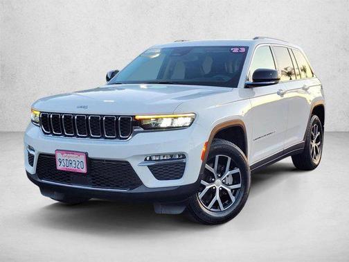 Bright White Clearcoat 2023 Jeep Grand Cherokee Limited