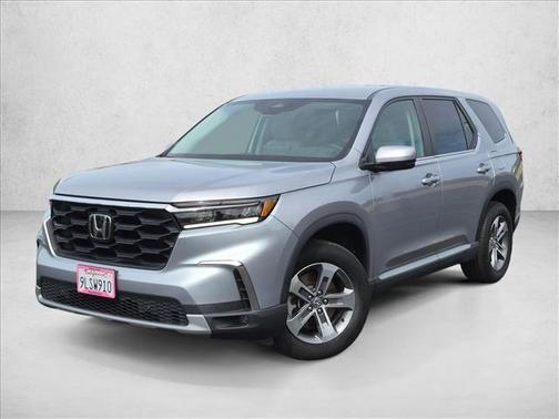 Lunar Silver Metallic 2024 Honda Pilot EX-L 7 Passenger