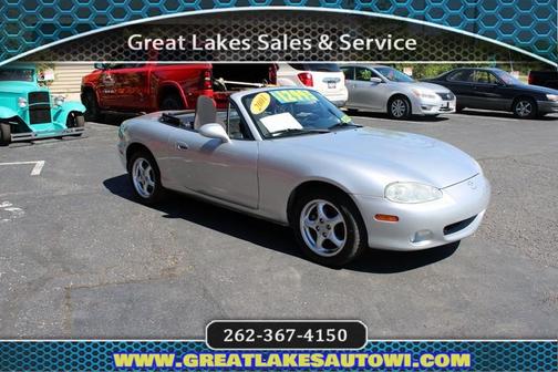 Sunlight Silver Metallic 2001 Mazda MX-5 Miata Convertible
