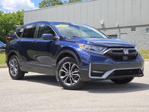 Obsidian Blue Pearl 2022 Honda CR-V Hybrid EX-L
