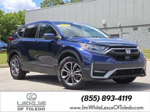 Obsidian Blue Pearl 2022 Honda CR-V Hybrid EX-L