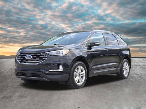 Agate Black Metallic 2019 Ford Edge SEL