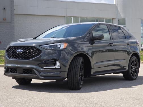 Lithium Gray 2021 Ford Edge ST Line