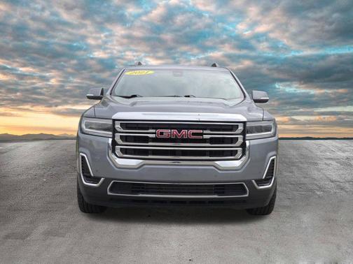 Satin Steel Metallic 2021 GMC Acadia SLE