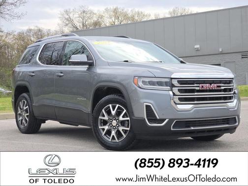 Satin Steel Metallic 2021 GMC Acadia SLE