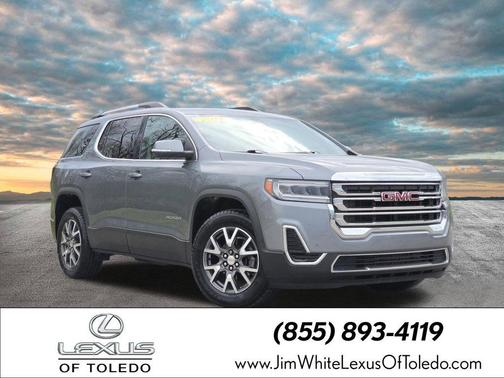 Satin Steel Metallic 2021 GMC Acadia SLE