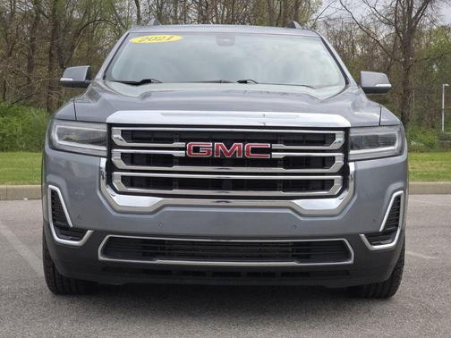 Satin Steel Metallic 2021 GMC Acadia SLE
