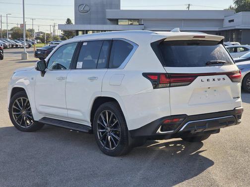 Ultra White 2026 Lexus LX 700h F SPORT Handling