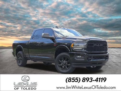 Diamond Black Crystal Pearlcoat 2020 RAM 2500 Limited Crew Cab 4x4 6'4' Box