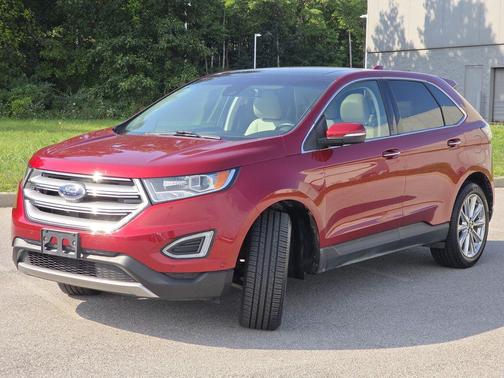 Ruby Red 2018 Ford Edge Titanium