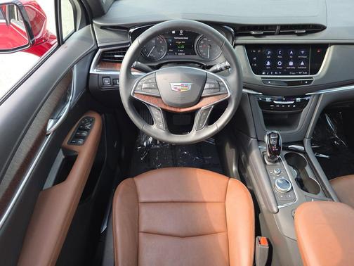 Radiant Red Tintcoat 2025 Cadillac XT5 Premium Luxury