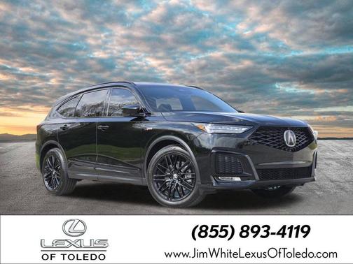 Majestic Black Pearl 2025 Acura MDX A-SPEC Advance Package