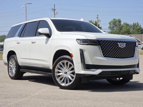 Crystal White Tricoat 2022 Cadillac Escalade Premium Luxury