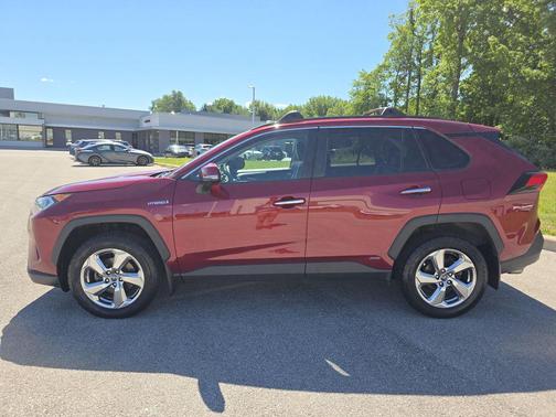 Ruby Flare Pearl 2019 Toyota RAV4 Hybrid Limited