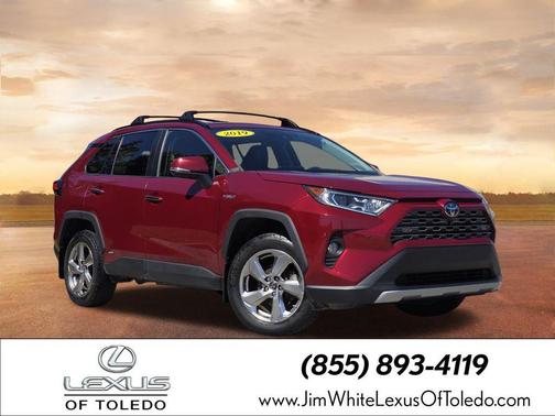Ruby Flare Pearl 2019 Toyota RAV4 Hybrid Limited