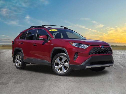 Ruby Flare Pearl 2019 Toyota RAV4 Hybrid Limited