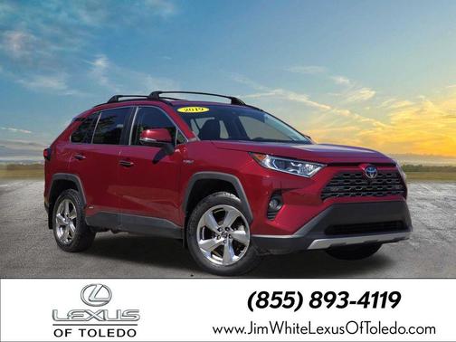 Ruby Flare Pearl 2019 Toyota RAV4 Hybrid Limited