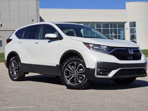 Platinum White 2022 Honda CR-V AWD EX