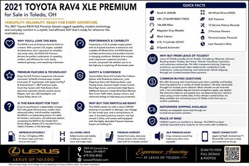 Magnetic Gray Metallic 2021 Toyota RAV4 XLE Premium