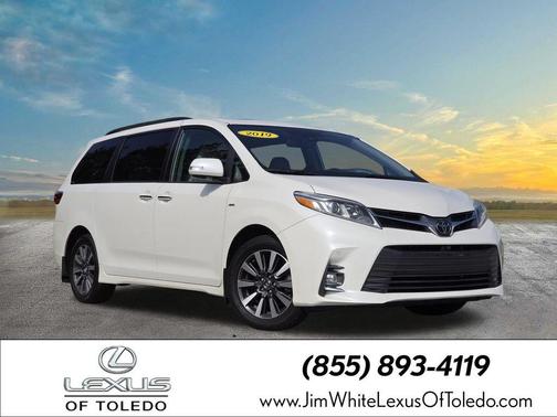 Blizzard Pearl 2019 Toyota Sienna Limited