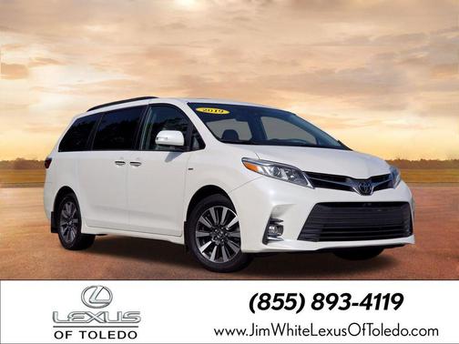 Blizzard Pearl 2019 Toyota Sienna Limited