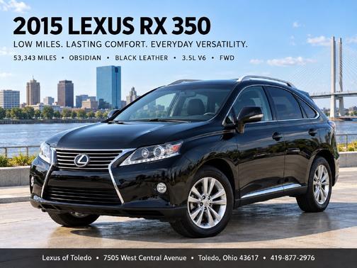 Obsidian 2015 Lexus RX 350 Base