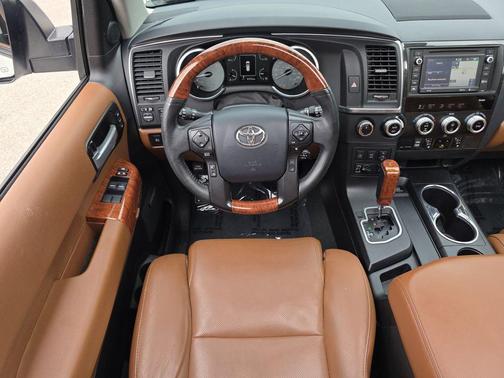 Blizzard Pearl 2019 Toyota Sequoia Platinum