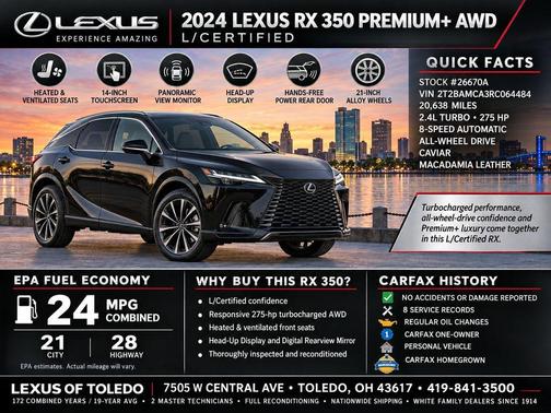 Caviar 2024 Lexus RX 350 Premium Plus