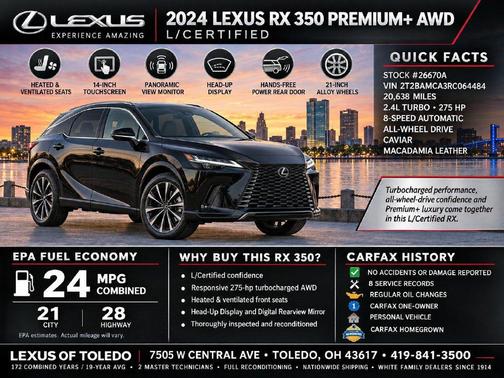 Caviar 2024 Lexus RX 350 Premium Plus