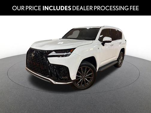Ultra White 2024 Lexus LX 600 F SPORT