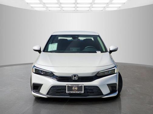 Platinum White Pearl 2024 Honda Civic LX