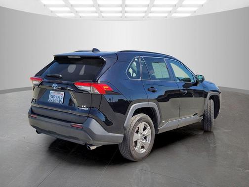Midnight Black Metallic 2024 Toyota RAV4 Hybrid LE