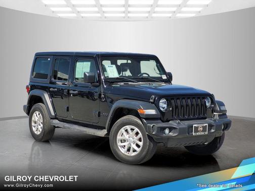 Black Clearcoat 2023 Jeep Wrangler Sport S