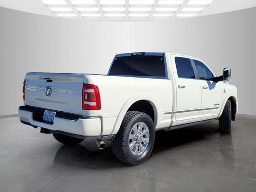 Pearl White 2019 RAM 3500 Limited Crew Cab 4x2 6'4' Box