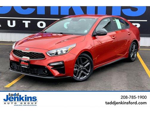 Fire Orange 2021 Kia Forte GT-Line