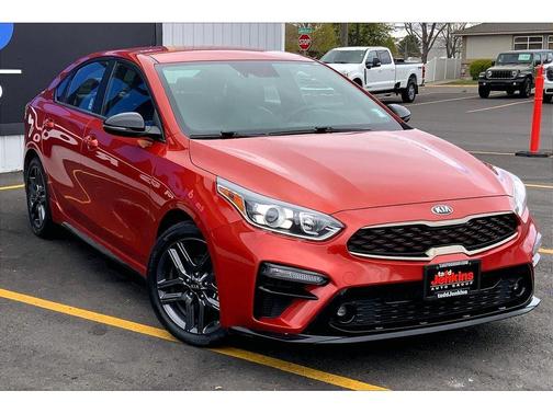 Fire Orange 2021 Kia Forte GT-Line