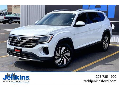 Opal White Pearl 2024 Volkswagen Atlas 2.0T SEL