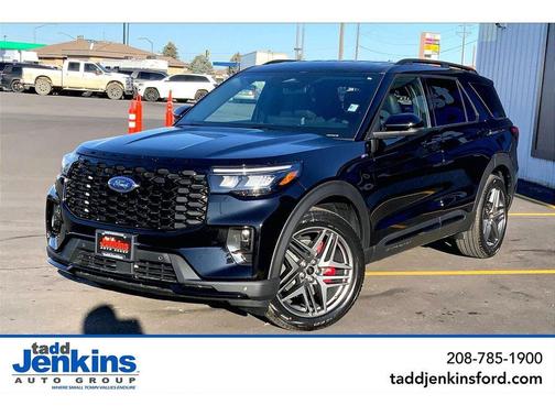 Agate Black Metallic 2026 Ford Explorer ST-Line