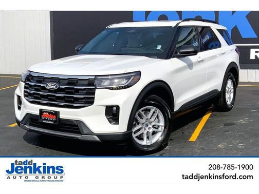 Star White Metallic Tri-Coat 2027 Ford Explorer Active