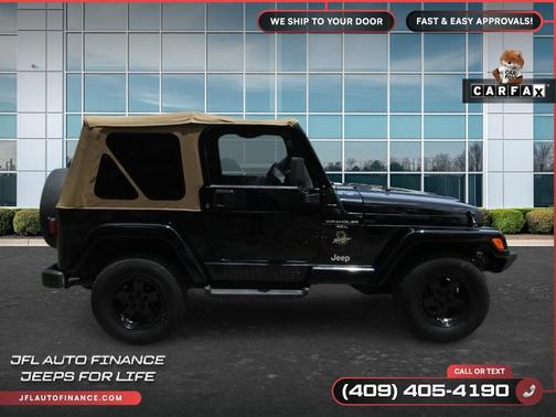 Black 2000 Jeep Wrangler Sahara