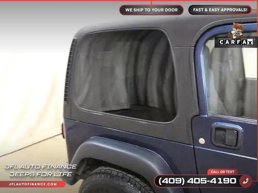 Blue 2006 Jeep Wrangler Rubicon