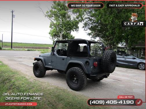 Blue 1997 Jeep Wrangler Sport