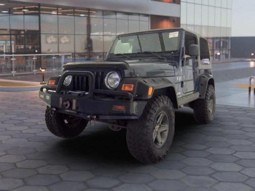 Blue 2006 Jeep Wrangler Sport
