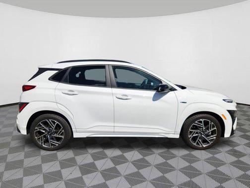 Lunar White 2023 Hyundai KONA N Line